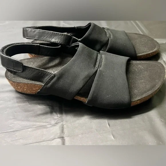 Aetrex Shoes Aetrex Sandals Womens 8m Black Sandalistas Brown